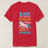 EdD Bildung Doctorate Research Academic T-Shirt (Design vorne)