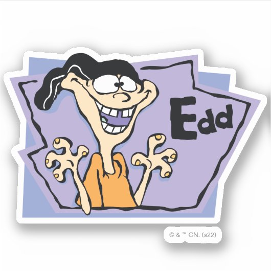 Edd Character Graphic Aufkleber (Vorderseite)