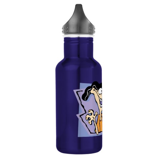 Edd Character Graphic Edelstahlflasche (Links)
