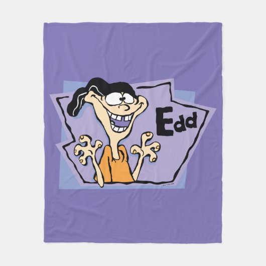 Edd Character Graphic Fleecedecke (Vorderseite)