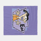 Edd Character Graphic Fleecedecke (Vorderseite (Horizontal))