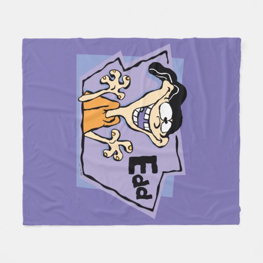 Edd Character Graphic Fleecedecke (Vorderseite (Horizontal))