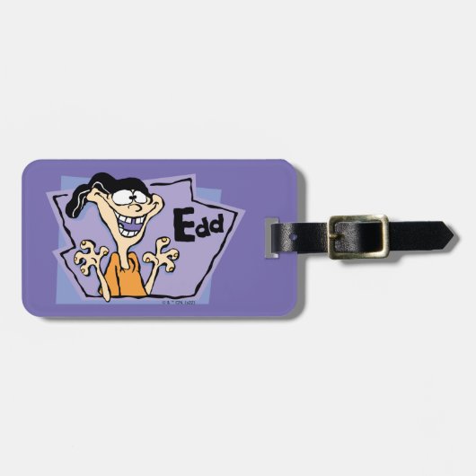 Edd Character Graphic Gepäckanhänger (Vorderseite horizontal)