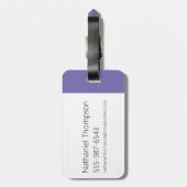 Edd Character Graphic Gepäckanhänger (Rückseite vertikal)