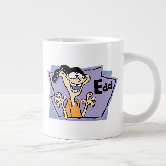 Edd Character Graphic Jumbo-Tasse (Rechts)