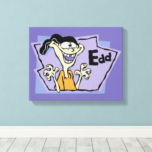 Edd Character Graphic Leinwanddruck (Insitu (Holzboden))