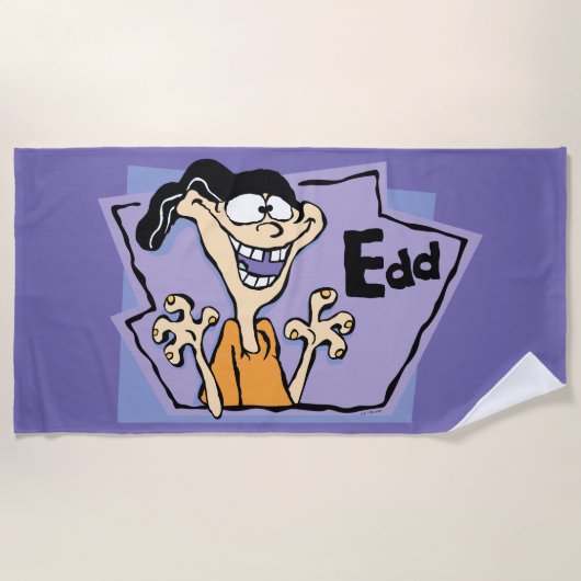Edd Character Graphic Strandtuch (Vorderseite)