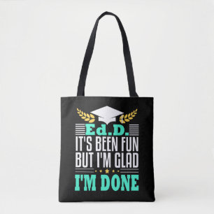 EdD Doctor Bildung Doctorate Abschluss Geschenk Tasche