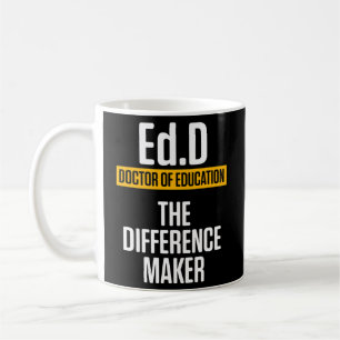 Edd Doctor of Bildung Maker Doctorate Abschluss Kaffeetasse