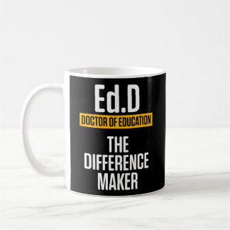 Edd Doctor of Bildung Maker Doctorate Abschluss Kaffeetasse