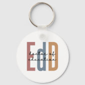 EdD Doktor der Bildung Abschluss Schlüsselanhänger (Rückseite)