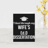 Edd Doktor der Erziehungswissenschaften edd Ehefra Karte (Gelbe Blume)