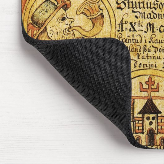 Edda-Skandinavier-Mythologie Mousepad (Ecke)