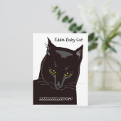 Eddie Baby Cat Postcard Postkarte (Stehend Vorderseite)