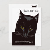 Eddie Baby Cat Postcard Postkarte (Vorne/Hinten)