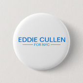 Eddie Cullen für NYC Mayor 2021 Button (Vorderseite)