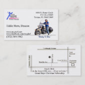 Eddie-Horn-Visitenkarte Visitenkarte (Vorne/Hinten)