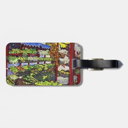 Eddie-Markt Gepäckanhänger (Rückseite horizontal)