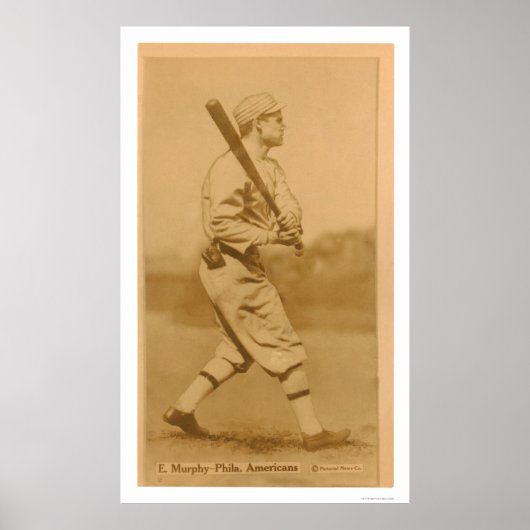 Eddie Murphy Athletics Baseball 1914 Poster (Vorne)