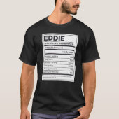Eddie Nutrition Information Problem lösen Hard W T-Shirt (Vorderseite)