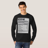 Eddie Nutrition Information Problem lösen T-Shirt (Vorne ganz)