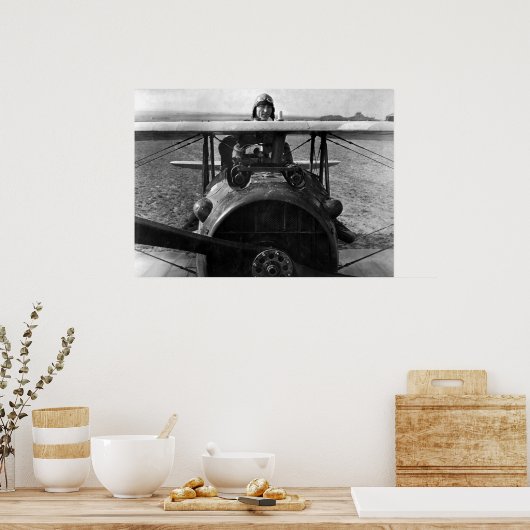 Eddie Rickenbacker Poster (Küche)