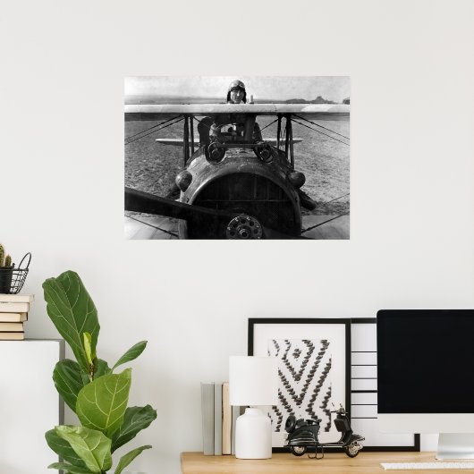 Eddie Rickenbacker Poster (Heimbüro)