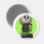 Eddie Zombie Magnet (Vorderseite/Rückseite)