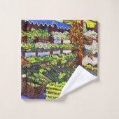 Eddie's Market Badhandtuch Set (Waschlappen)