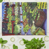 Eddie's Market, Ungarn Geschirrtuch (Gefaltet)