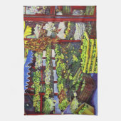 Eddie's Market, Ungarn Geschirrtuch (Vertikal)