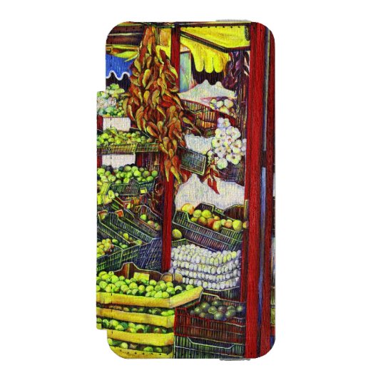 Eddie's Market, Ungarn Incipio iPhone Geldbeutel-Hülle (Folio Vorderseite)