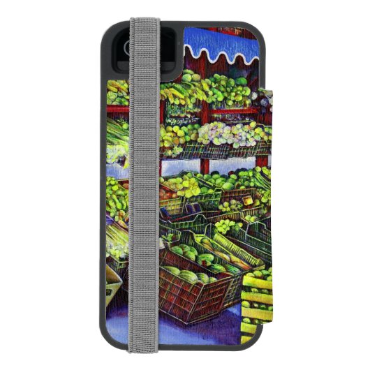 Eddie's Market, Ungarn Incipio iPhone Geldbeutel-Hülle (Folio Rückseite)