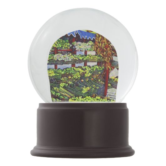 Eddie's Market, Ungarn Schneekugel (Rückseite)