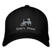 Eddie's Wheels Logo Hat Bestickte Baseballkappe (Vorderseite)