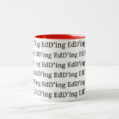 EdD'ing Zweifarbige Tasse (Mittel)