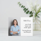 EDDM Local Marketing Postkarte | Professionell (Stehend Vorderseite)