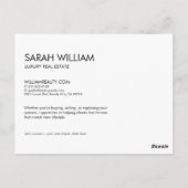 EDDM Local Marketing Postkarte | Professionell (Rückseite)