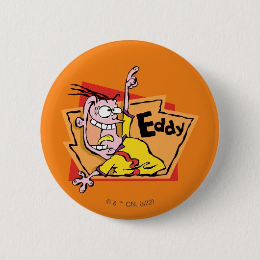 Eddy Character Graphic Button (Vorderseite)