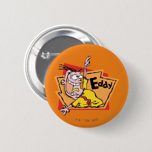 Eddy Character Graphic Button (Vorne & Hinten)