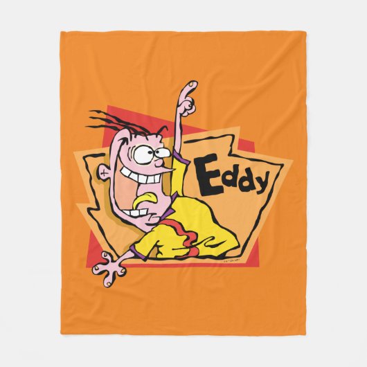 Eddy Character Graphic Fleecedecke (Vorderseite)