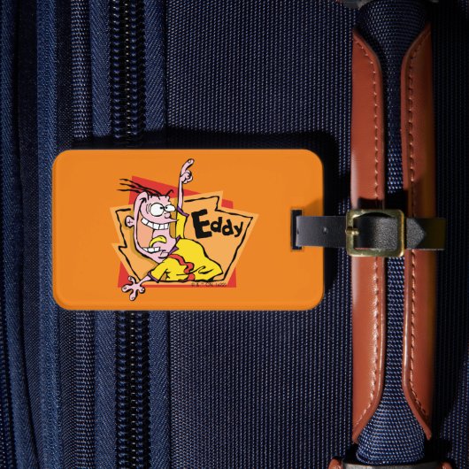 Eddy Character Graphic Gepäckanhänger (Vorderseite Insitu 4)