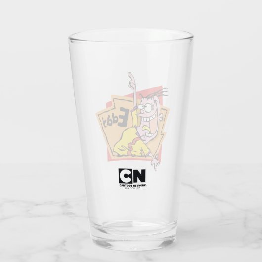 Eddy Character Graphic Glas (Rückseite)