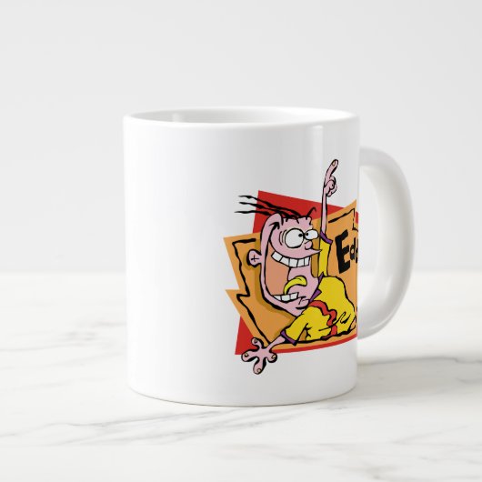 Eddy Character Graphic Jumbo-Tasse (Vorderseite Rechts)