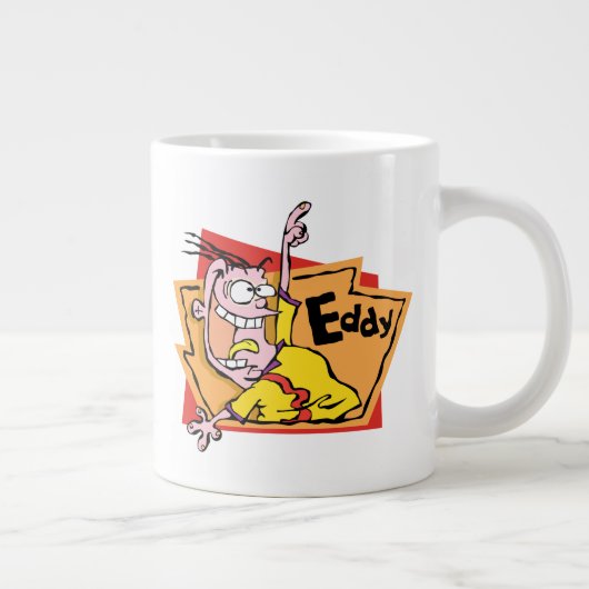 Eddy Character Graphic Jumbo-Tasse (Rechts)