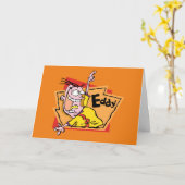 Eddy Character Graphic Karte (Gelbe Blume)