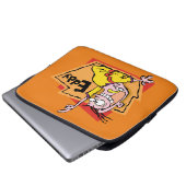Eddy Character Graphic Laptopschutzhülle (Vorne Knopf)