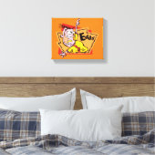 Eddy Character Graphic Leinwanddruck (Insitu (Schlafzimmer))