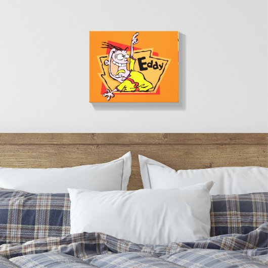 Eddy Character Graphic Leinwanddruck (Insitu (Schlafzimmer))