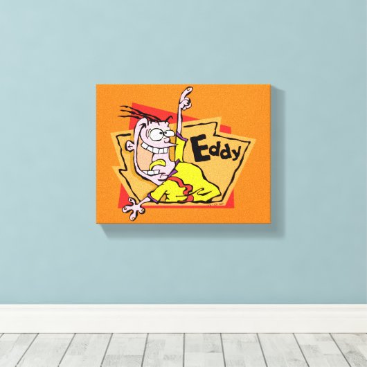 Eddy Character Graphic Leinwanddruck (Insitu (Holzboden))